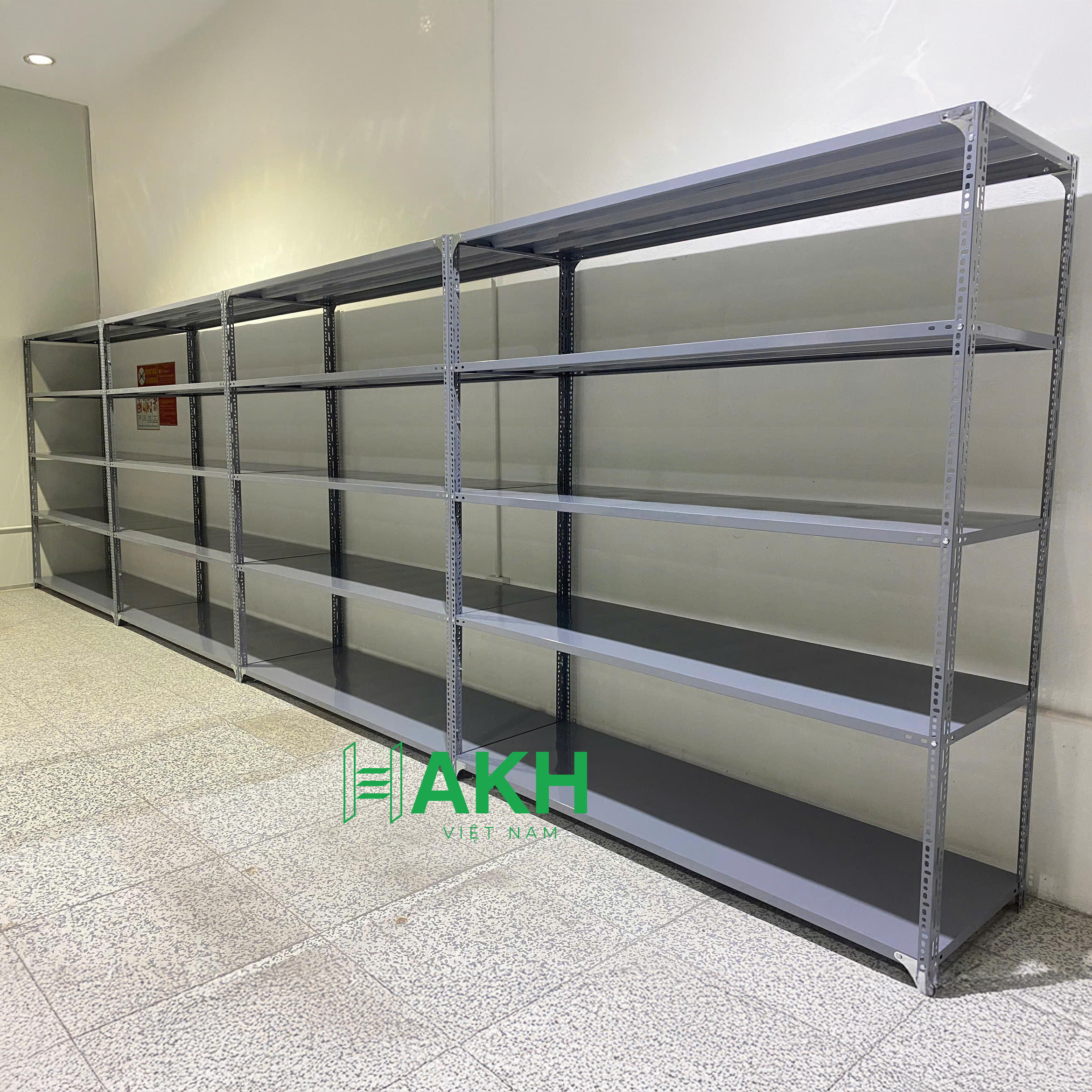 kệ sắt v lỗ 5 tầng lắp ghép