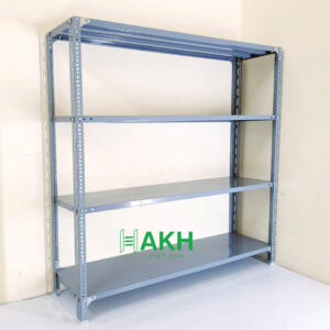 Kệ sắt V Lỗ Đa Năng Dài 1,5m x Rộng 0,6m x Cao 1,5m x 4 Tầng