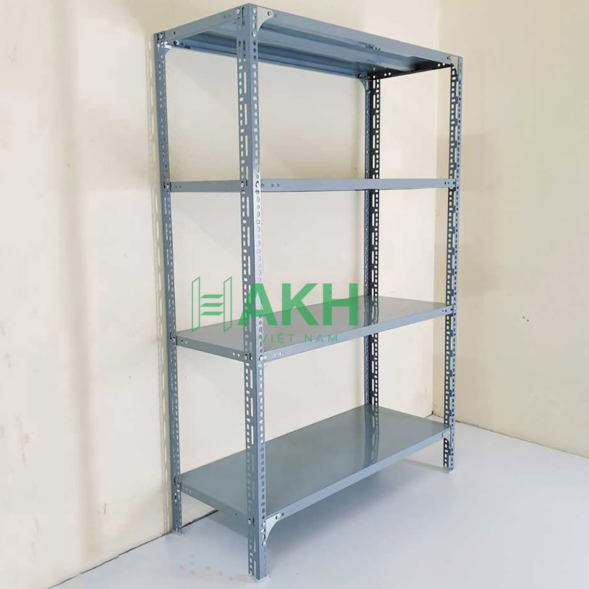 Kệ sắt V Lỗ 4 Tầng dài 1m x rộng 0,4m x cao 1,5m