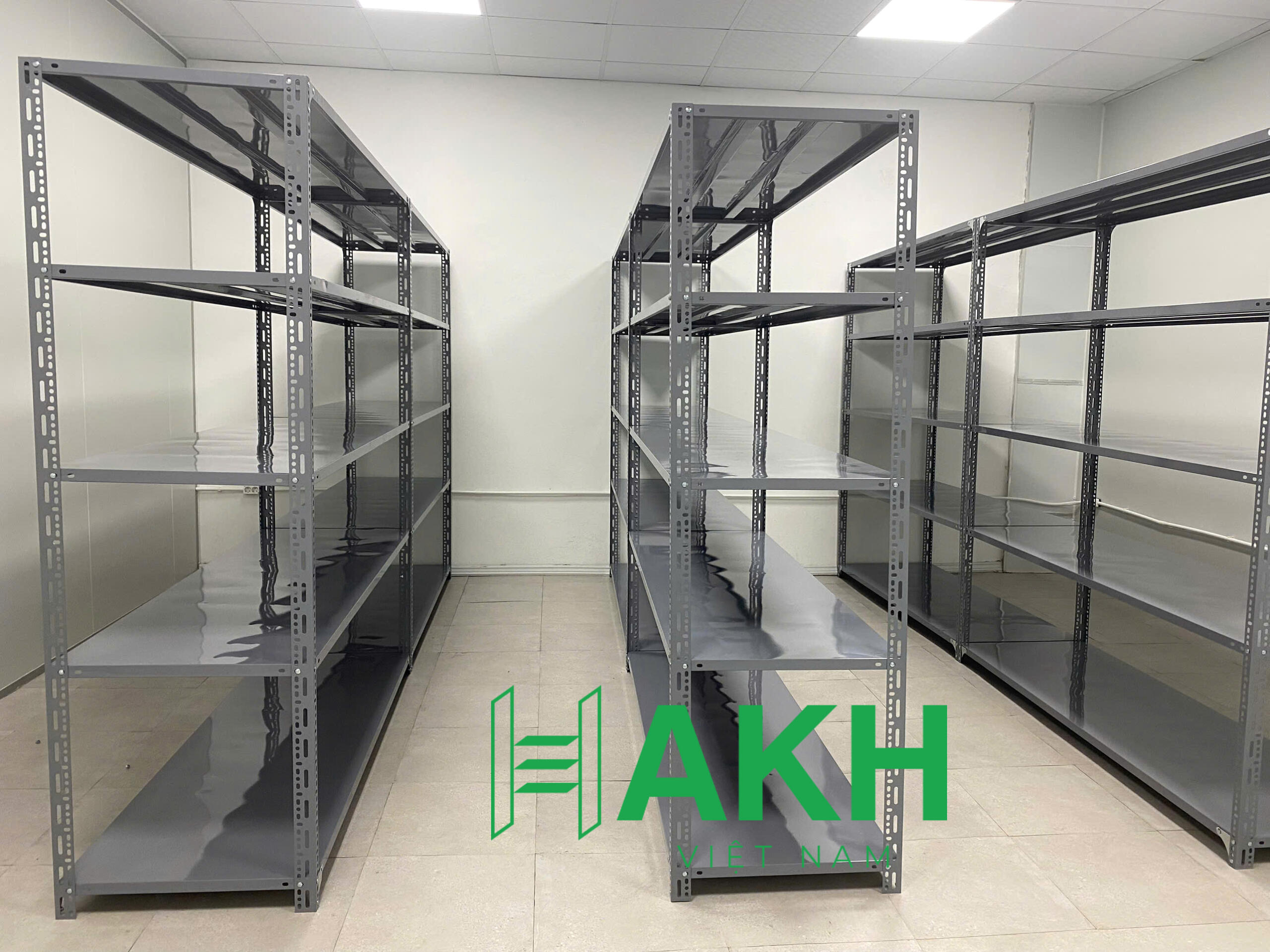 kệ sắt v lỗ 5 tầng lắp ghép
