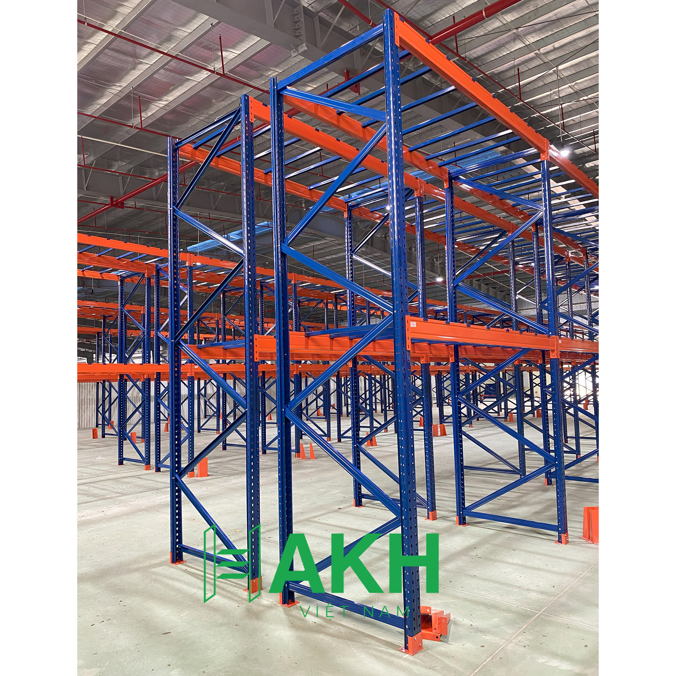 kệ công nghiệp kho hàng 2 tầng
