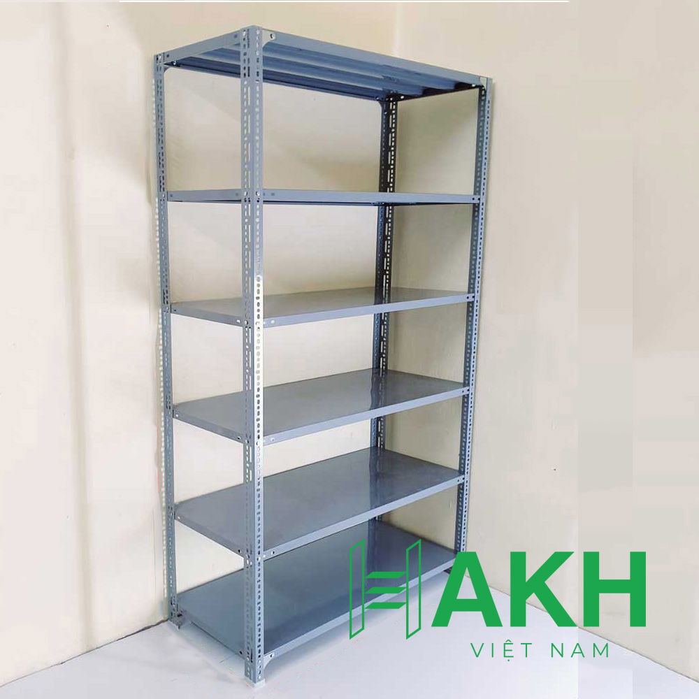 Kệ sắt v lỗ 6 tầng lắp ghép đa năng