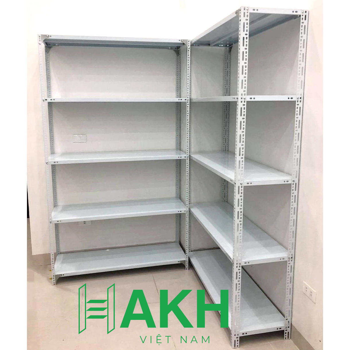 Kệ Sắt V Lỗ Đa Năng Dài 1m x Rộng 0,4m x Cao 2m x 5 Tầng